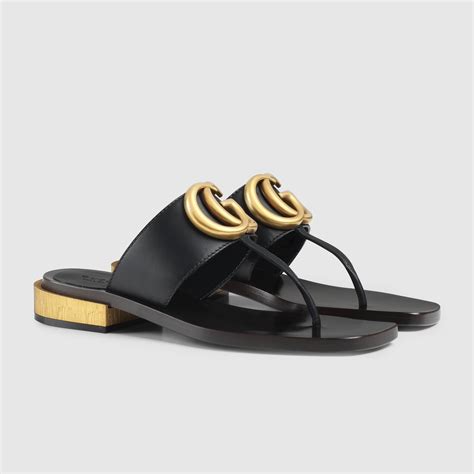 gucci thong sandals on feet|Gucci thong sandals women's.